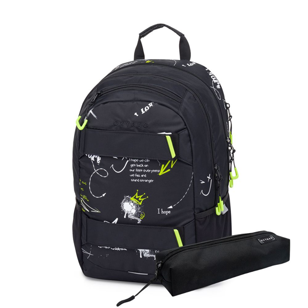 Studentský batoh + etue Oxy Sport - Graffiti