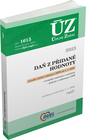 ÚZ 1615 / Daň z přidané hodnoty 2025