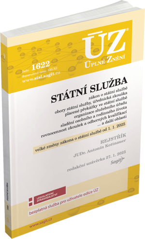 ÚZ 1622 / Státní služba 2025