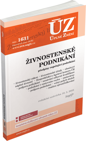 ÚZ 1631 / Živnostenské podnikání