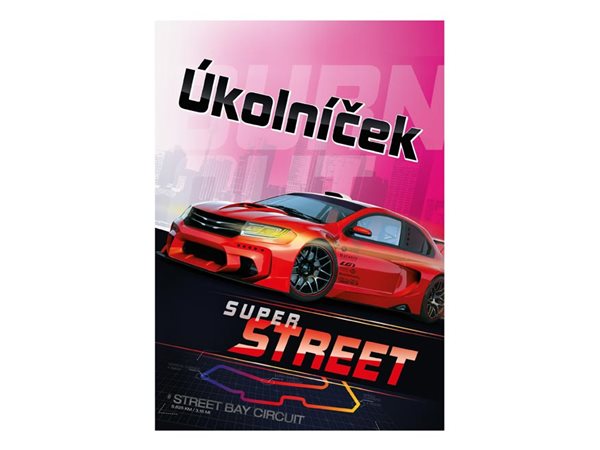 Úkolníček MFP A5 - Auto - Super street