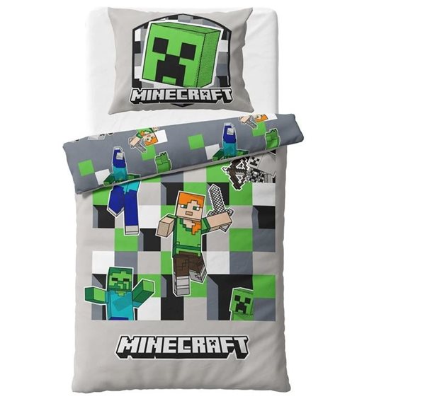 Dětské povlečení Minecraft Objev svůj Svět