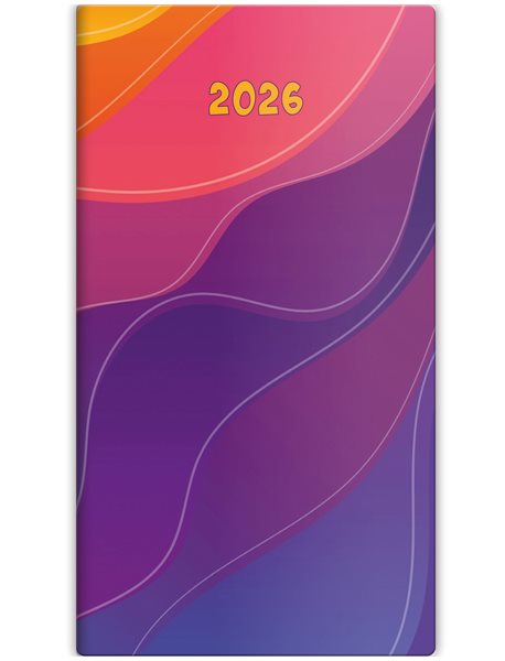 Diář 2026 kapesní - Napoli čtrnáctidenní - design 6 - 8