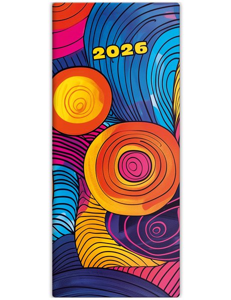 Diář 2026 kapesní - Napoli měsíční - design 4 - 7