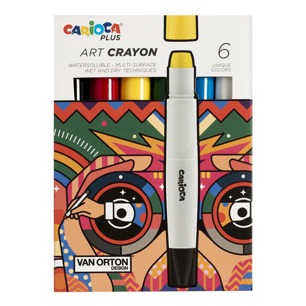 Voskovky Art Carioca PLUS - box 6 ks