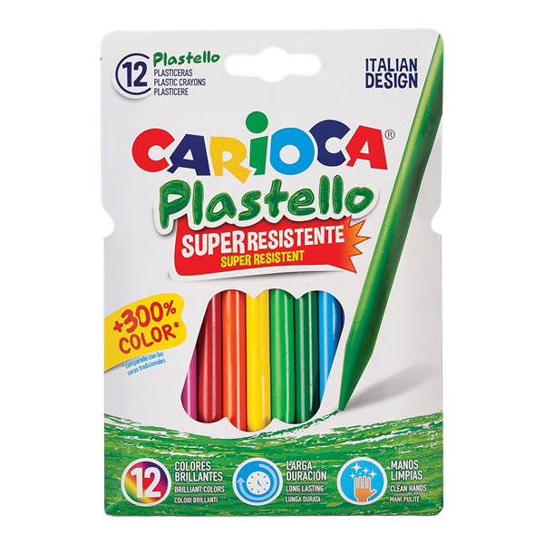 Voskovky Carioca Plastello - 12 ks