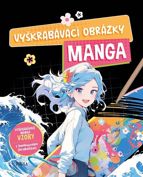 Vyškrabávací obrázky Manga - 21x26 cm