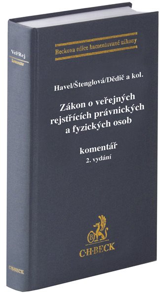 Zákon o veřejných rejstřících právnických a fyzických osob. Komentář. 2. vydání - Bohumil Havel Ivana Štenglová Jan Dědič a kol. - 14x22 cm