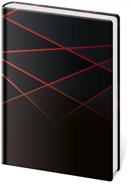 Zápisník Vario A5 linkovaný - BLACK DESIGN