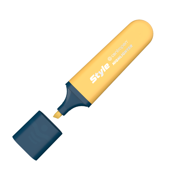 Zvýrazňovač Centropen 6252 STYLE SOFT - oranžový