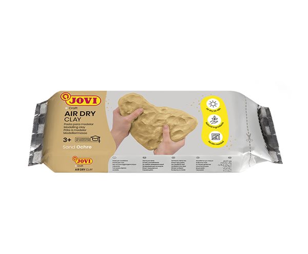 JOVI samotvrdnoucí modelovací hmota 500 g - okrová