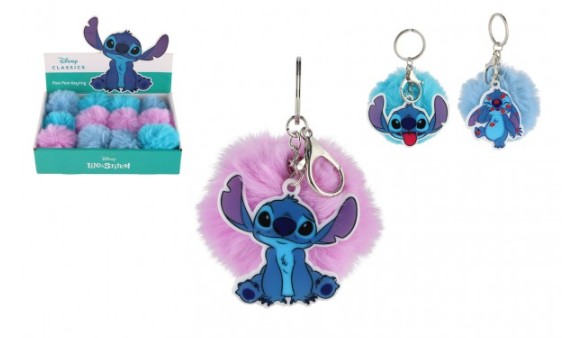 Lilo and Stitch přívěsek s pompom bambulí