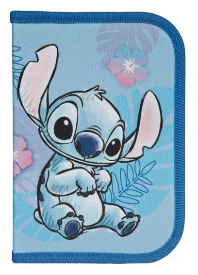 Penál 1 patrový s chlopní plný - Stitch