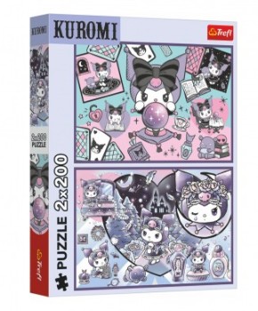 Puzzle 2 v 1 Neplechy s Kuromi 2 x 200 dílků