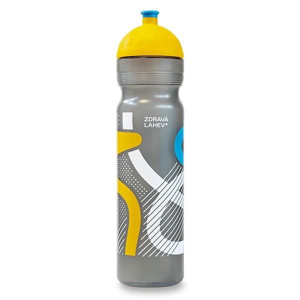 Zdravá lahev 1 l - SPORT ELEMENT - žlutá